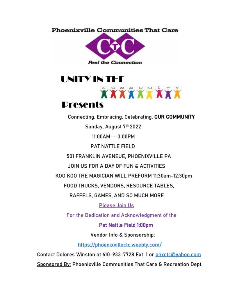 Phoenixville Communities That Care Event – Phoenixville Senior Center